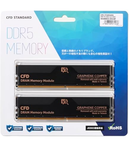 Amazon | CFD販売 デスクトップPC用メモリ DDR5-5200 (PC4-41600) 32GB